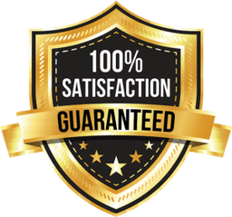 100% satisfaction guarantee
